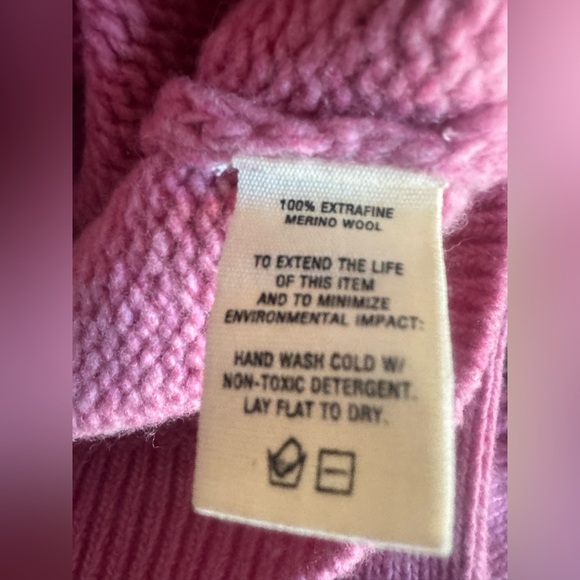 NWT Alex Mill Pink Crew Neck Sweater | Large - Picture 8 of 9